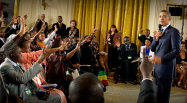 Sommet Etats-Unis - Afrique: de jeunes entrepreneurs africains rencontrent Obama