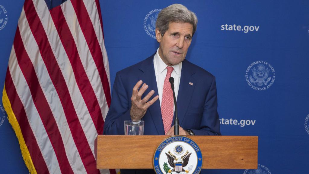 John Kerry, en déplacement en Inde, a annoncé un cessez-le-feu de 72 heures dans la bande de Gaza REUTERS/Lucas Jackson