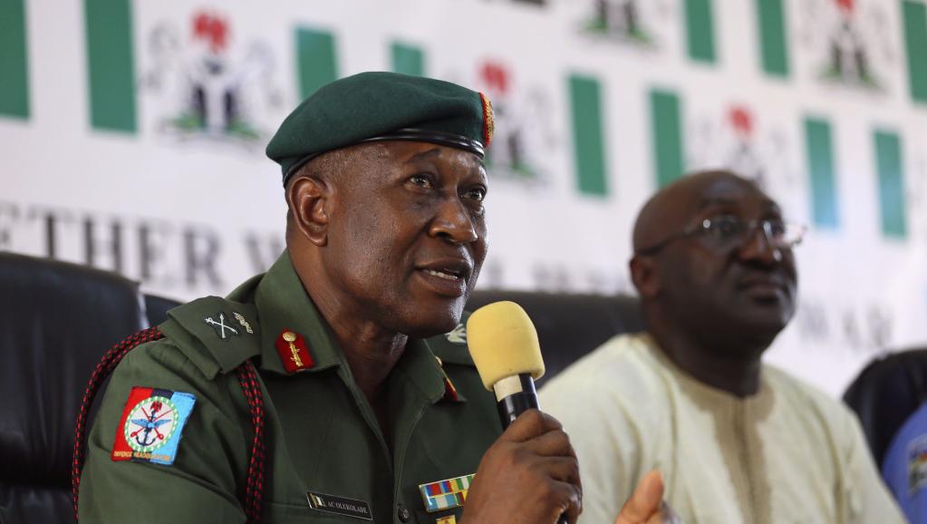 Le porte-parole de l'armée nigériane, Chris Olukolade. REUTERS/Afolabi Sotunde