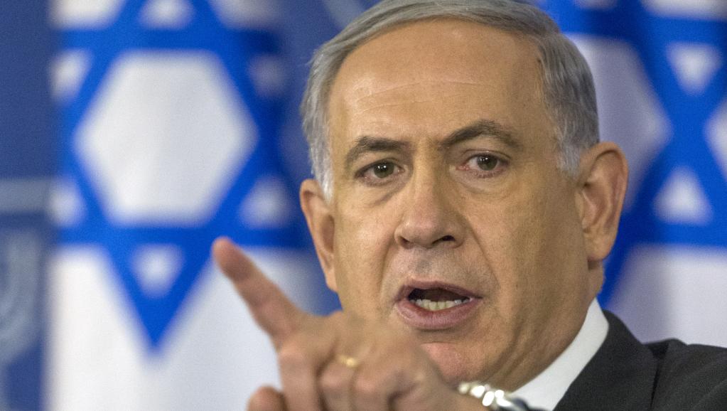 Le Premier ministre israélien Benyamin Netanyhu, lors d'une conférence de presse le 20 août 2014 à Tel-Aviv. AFP PHOTO / JACK GUEZ