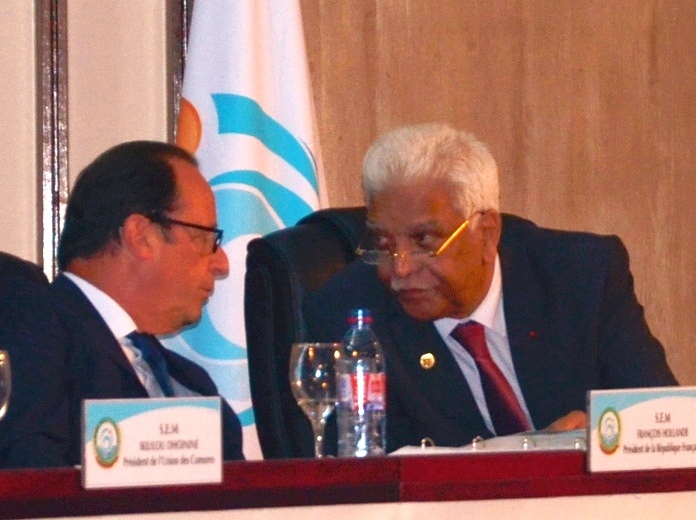 Oif : Devant François Hollande, les chefs d’Etat et de gouvernement de l’océan Indien apportent t leur soutien à Jean Claude de l’Estrac
