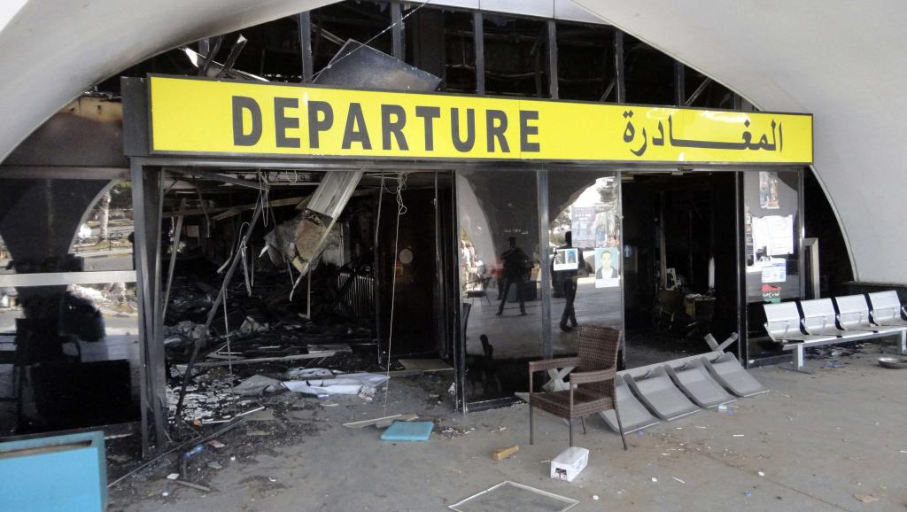 L'aéroport de Tripoli est fermé depuis plus d'un mois. REUTERS/Aimen Elsahli