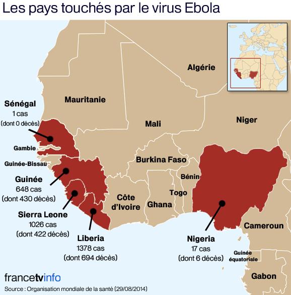 Le Sénégal rejoint la carte des pays touchés par EBOLA