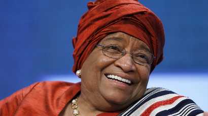La présidente du Liberia Ellen Johnson Sirleaf a remercié les partenaires dela lutte contre Ebola
