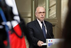 Le ministre de l'Intérieur Bernard Cazeneuve, lors d'une conférence de presse, le 22 septembre 2014 à ParisLe ministre de l'Intérieur Bernard Cazeneuve, lors d'une conférence de presse, le 22 septembre 2014 à Paris