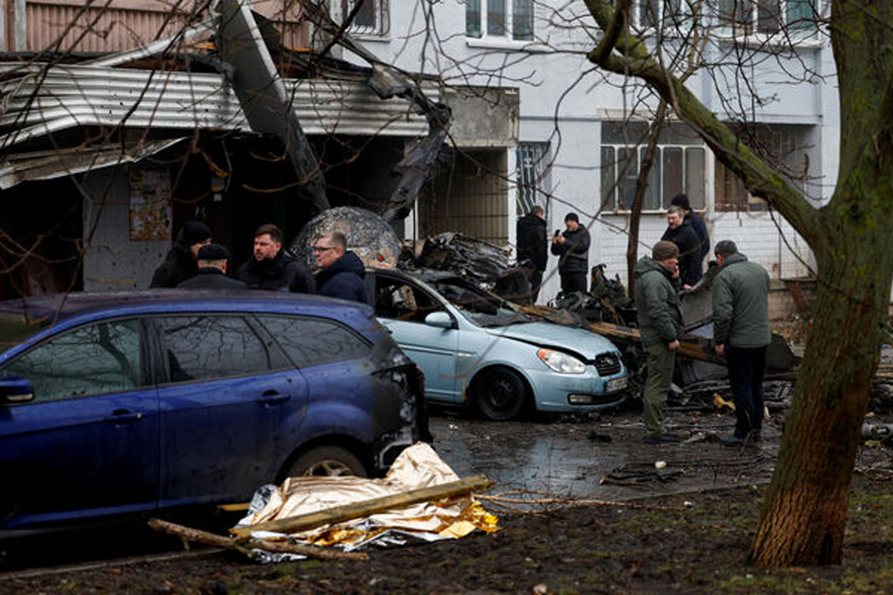 Ukraine: crash d'un hélicoptère près de Kiev, au moins 16 morts dont le ministre de l'Intérieur