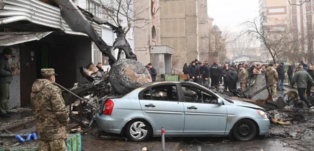 Ukraine: crash d'un hélicoptère près de Kiev, au moins 14 morts dont le ministre de l'Intérieur