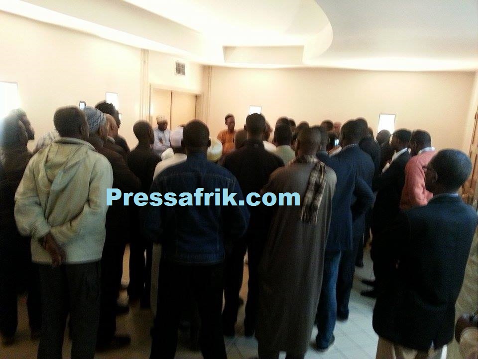 Exclusivité Pressafrik- Photos de la levée du corps d'Oumar Maal en Belgique