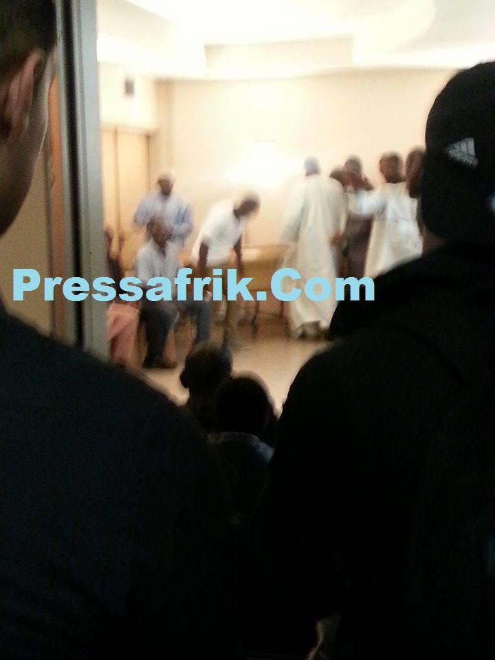 Exclusivité Pressafrik- Photos de la levée du corps d'Oumar Maal en Belgique