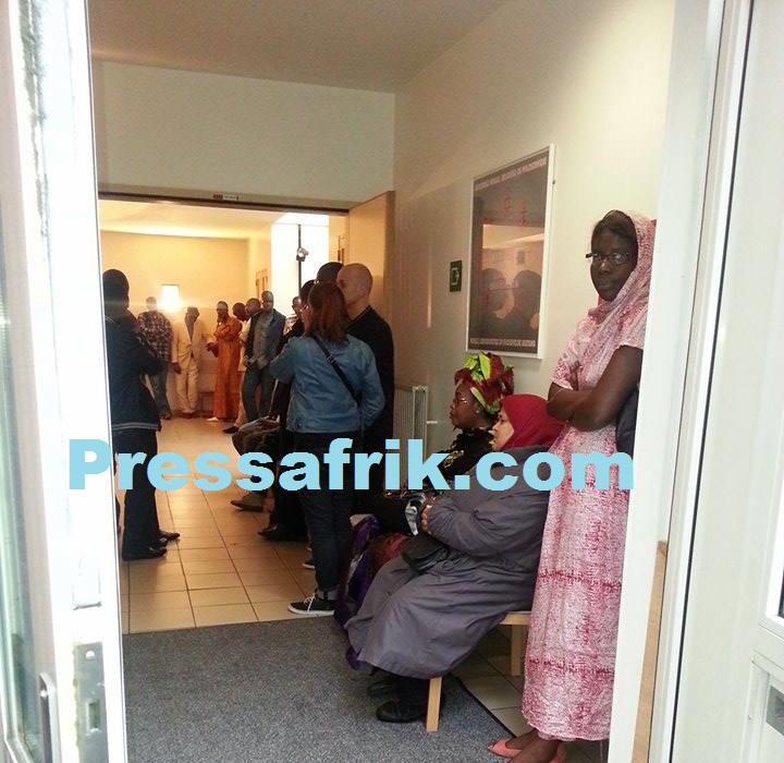 Exclusivité Pressafrik- Photos de la levée du corps d'Oumar Maal en Belgique