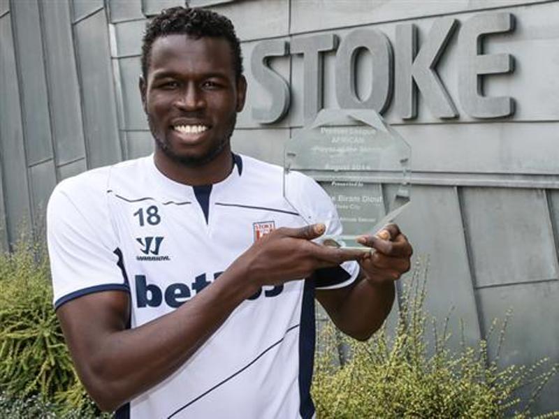 Premier League: Mame Birame Diouf (Stoke City), meilleur joueur africain du mois d’août