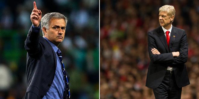 Angleterre - Chelsea-Arsenal, un match entre Wenger et Mourinho