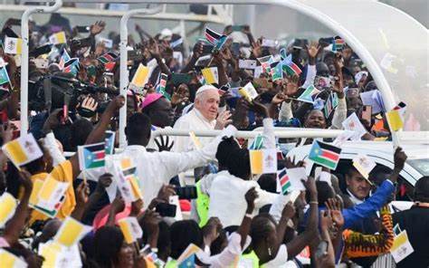 "Déposons les armes" : le pape achève sa visite au Soudan du Sud avec une messe en plein air