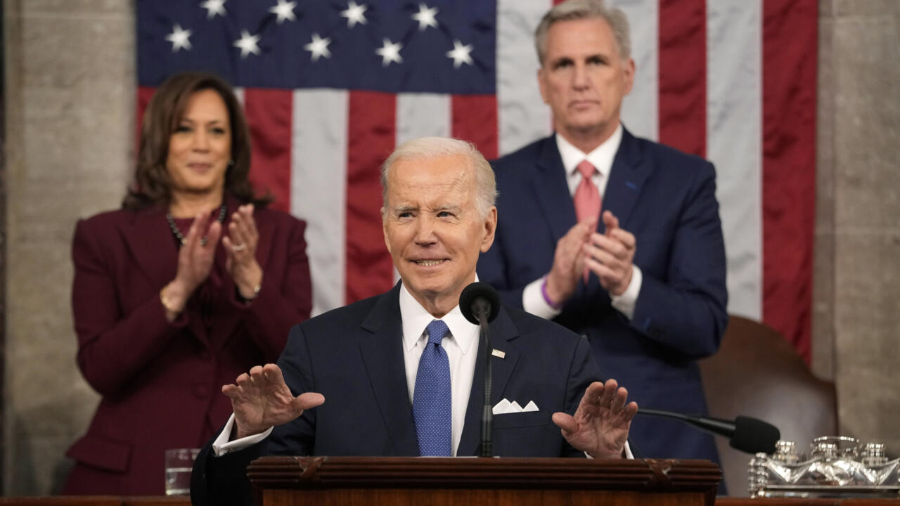 États-Unis: face au Congrès, Joe Biden promet de «finir le travail» et mise sur sa réélection