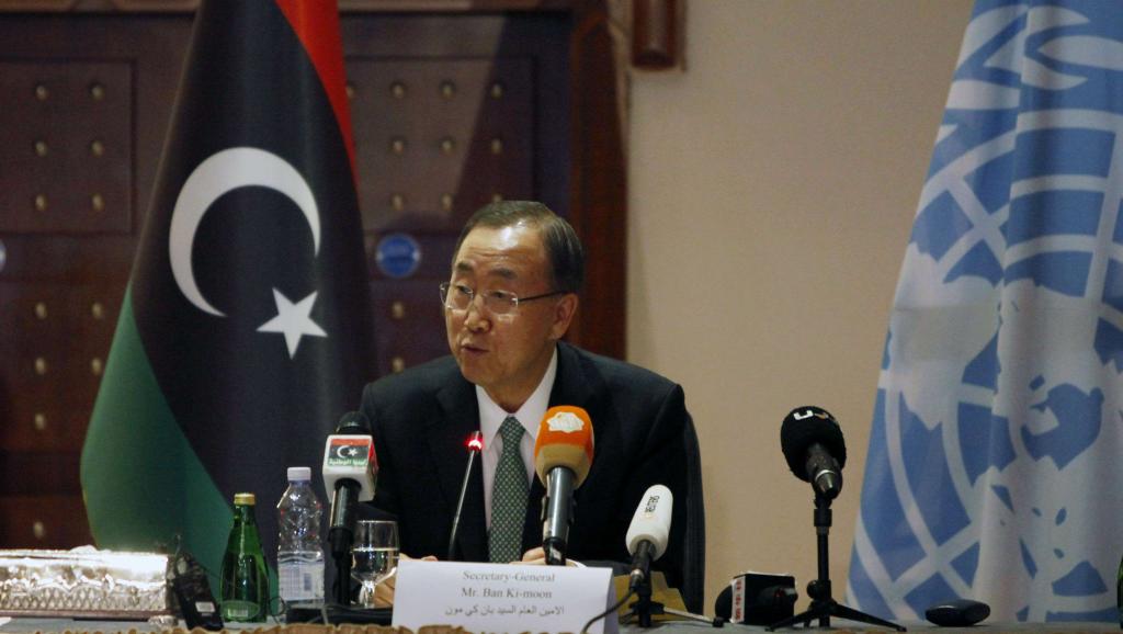Libye: Ban Ki-moon en visite surprise demande une reprise du dialogue