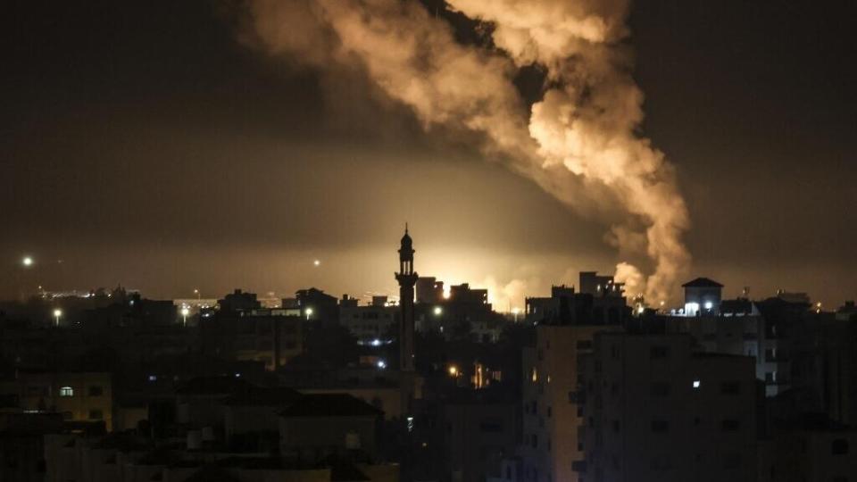L'armée israélienne a mené une frappe contre un complexe militaire du Hamas à Gaza