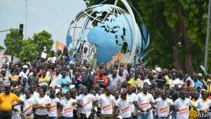Une manifestation de l'opposition burkinabé à Ouagadougou