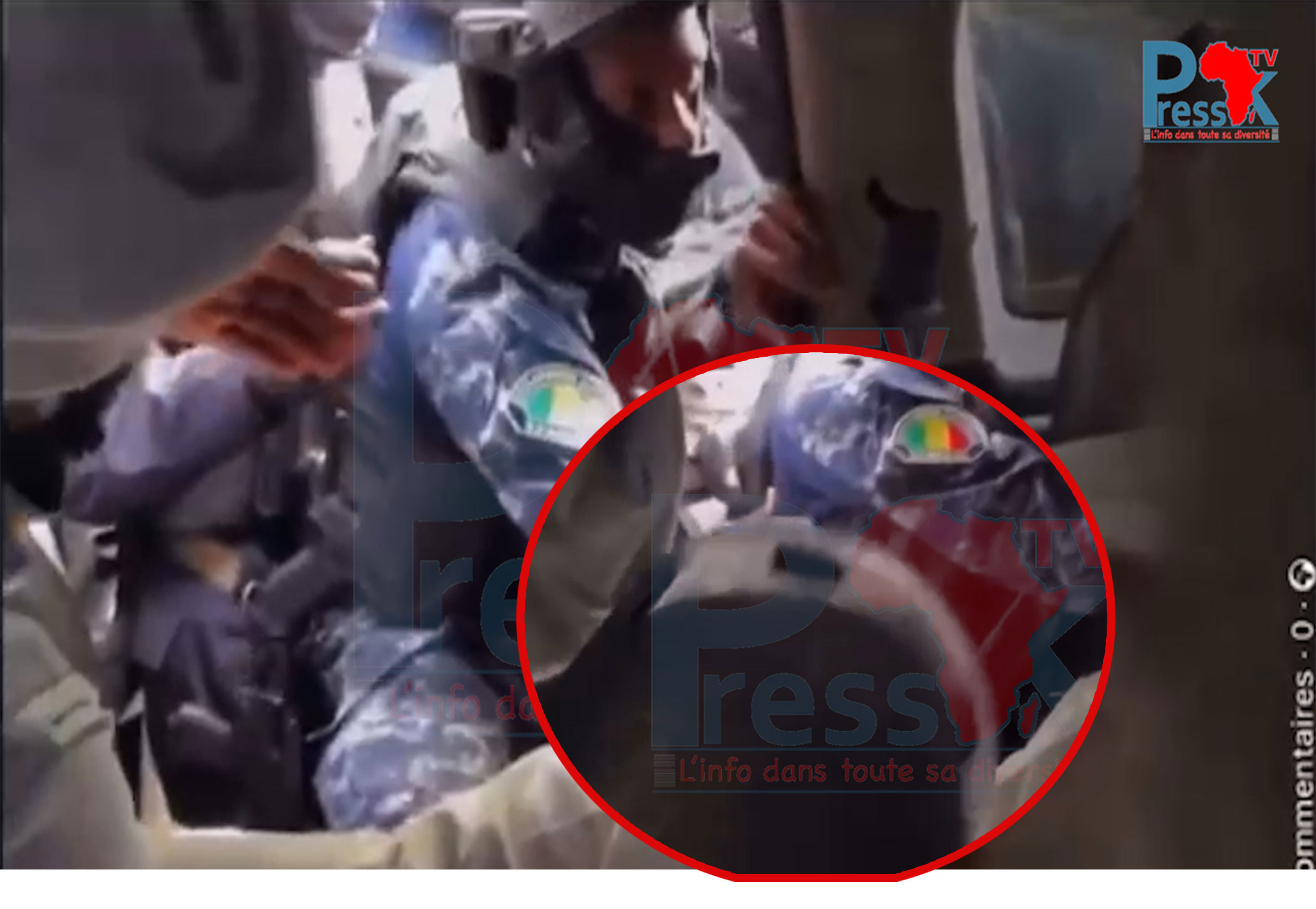 La vidéo de l'exfiltration de Sonko de son véhicule par les Forces de l'ordre