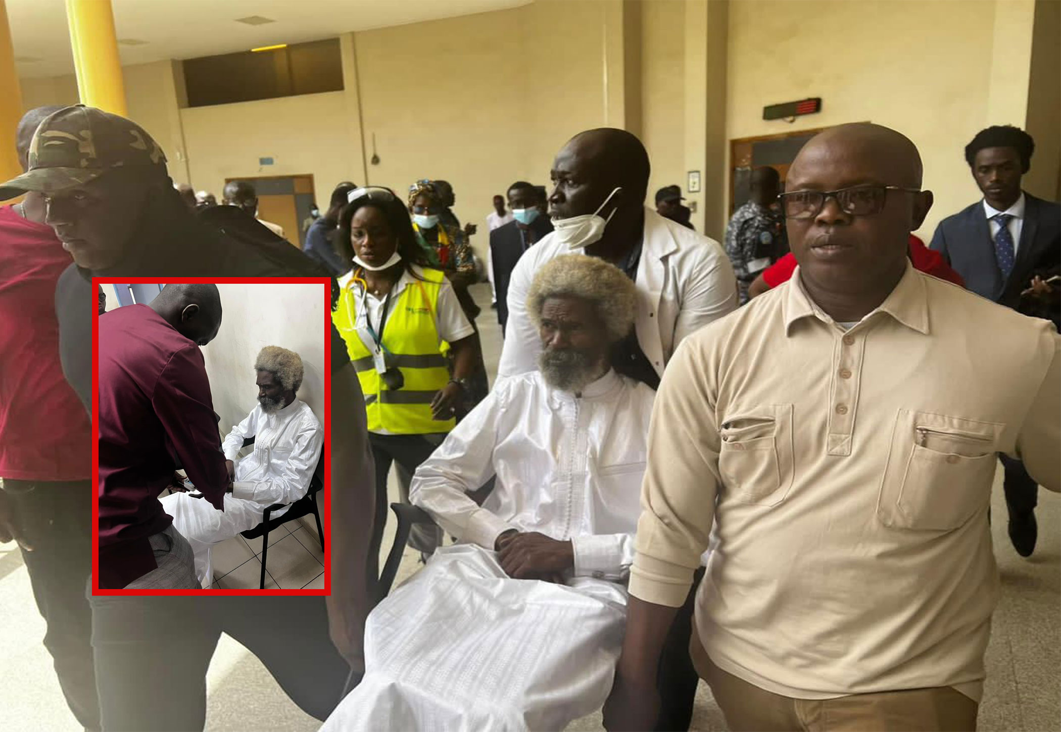 Dernière minute : Me Clédor Ly évacué du tribunal après un malaise