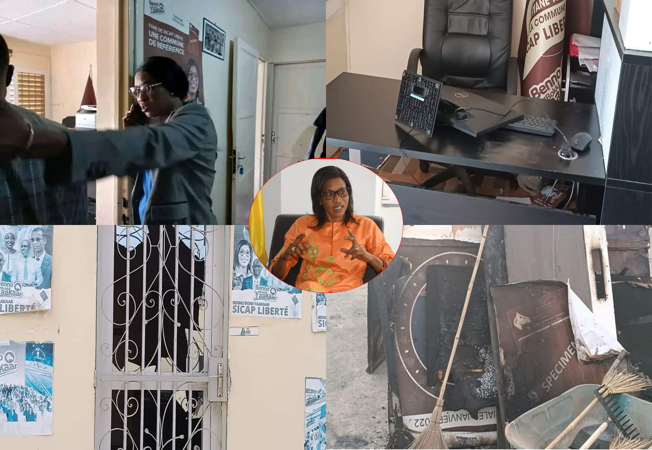 Sicap Liberté : le siège de Benno saccagé, du matériel volé, Zahra Iyane Thiam accuse les leaders de Yaw