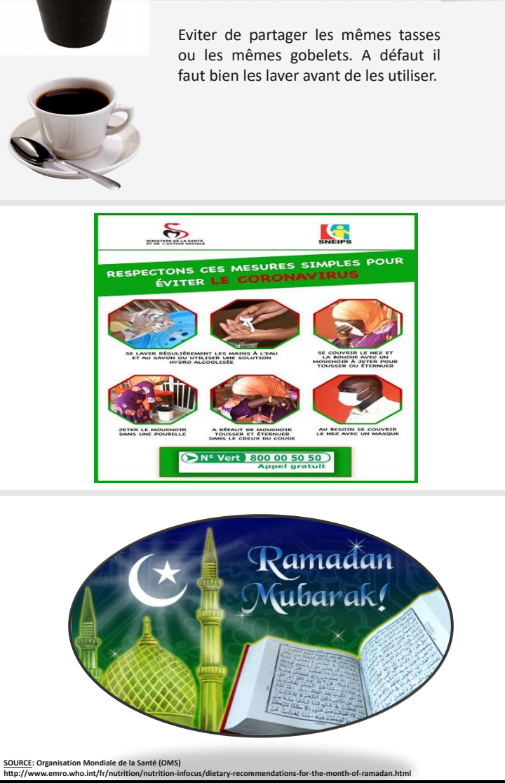 Voici quelques recommandations alimentaires pour le mois de ramadan