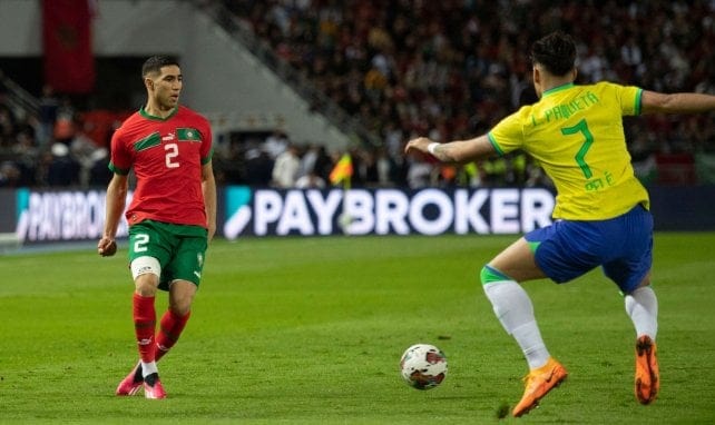 Amical: le Maroc continue sa belle lancée en battant le Brésil (2-1)