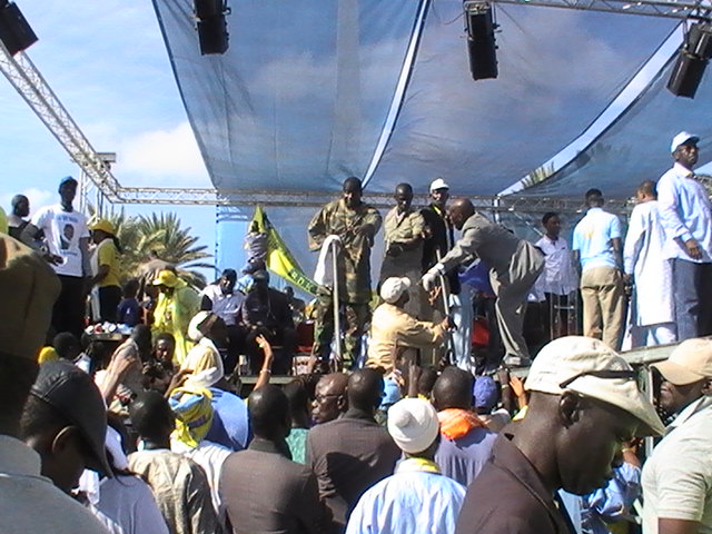 Images Meeting: Comment Wade est attendu sur la place de l'Obélisque 