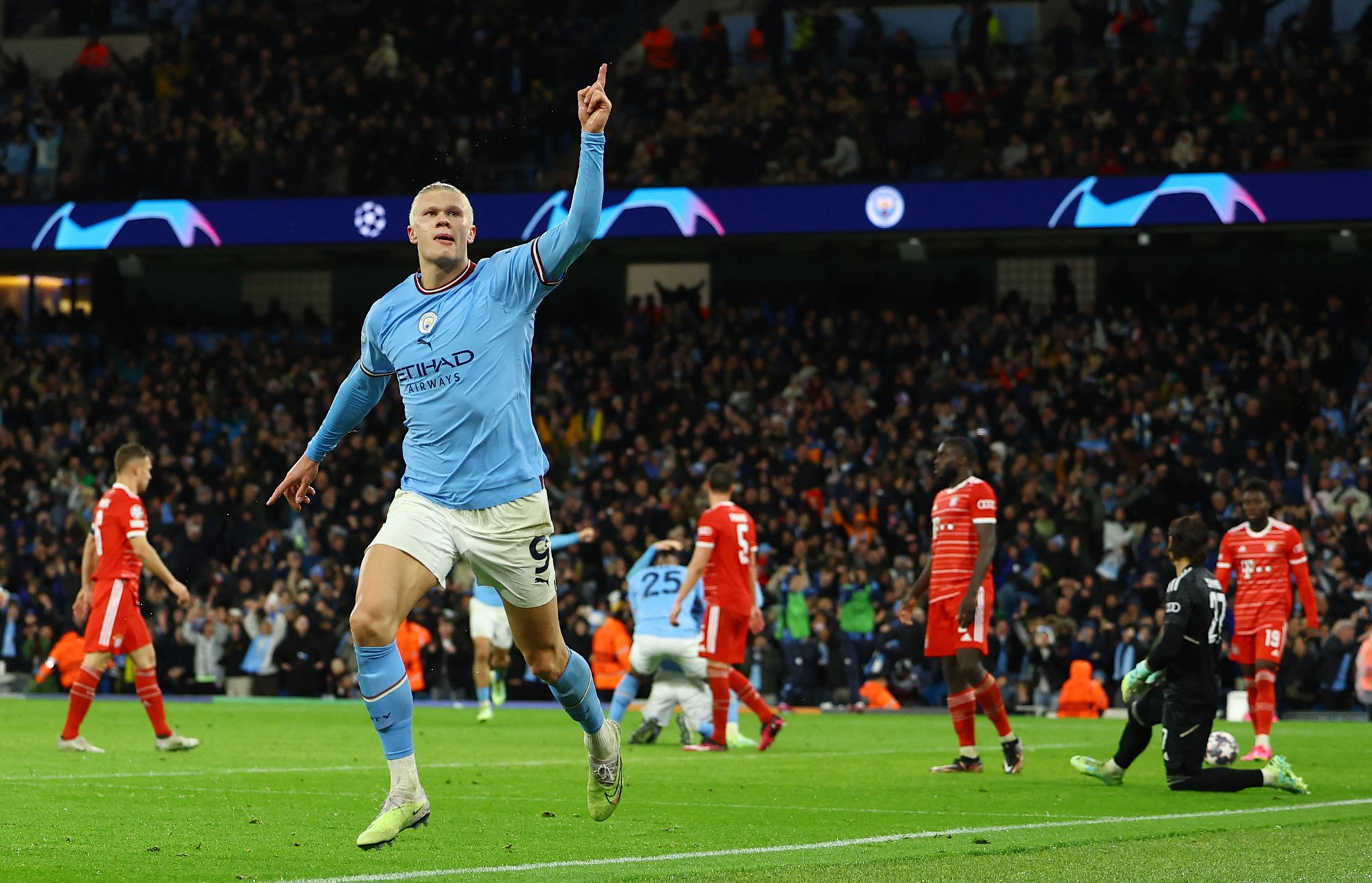 Quart de finale aller LDC: Manchester City corrige le Bayern Munich (3-0)