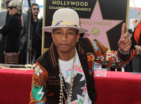 DIAPO Pharrell Williams a inauguré son étoile sur Hollywood Boulevard