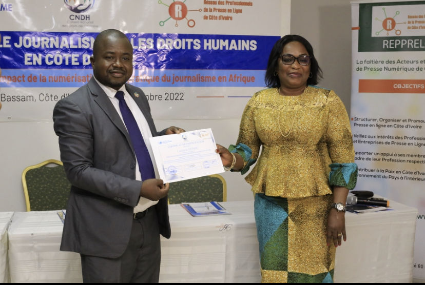 Abidjan: Lassana Sermé évoque l'IA pour prédire les violations des droits de l'homme et y mettre un terme 