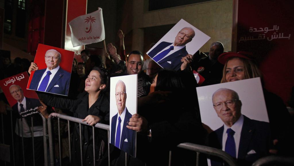 Beji Caïd Essebsi a été élu président de la Tunisie, le 22 décembre 2014, malgré ceux qui l'accusent d'incarner l'ancien régime de Ben Ali. REUTERS/Zoubeir Souissi