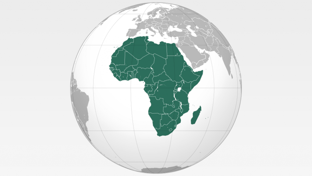 Carte du continent africain Montage RFI / Pierre Moussart