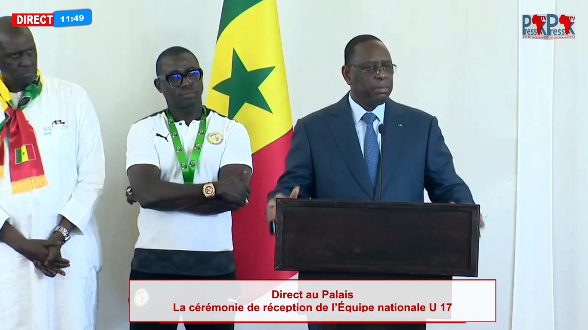 Macky Sall aux U17 : « j'ai décidé de vous allouer une prime de 10 millions F CFA à chacun et aux membres de la délégation »