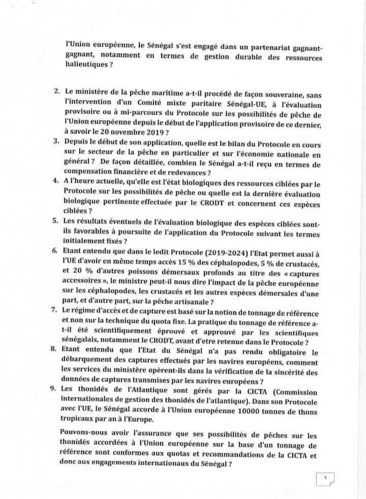 Discrimination sur l'octroi du loyer et protocole sur les droits de la pêche: Guy Marius Sagna interpelle le gouvernement 