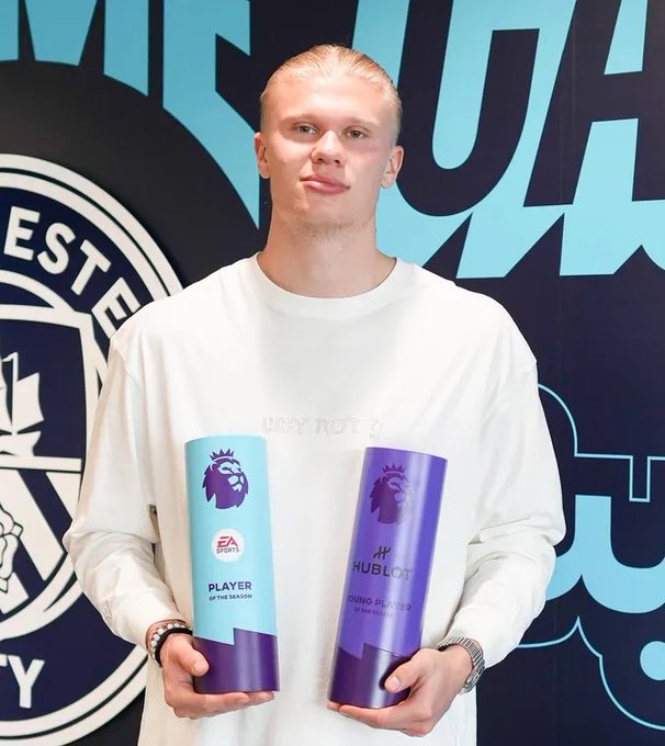 Premier League : Erling Haaland élu joueur de la  saison