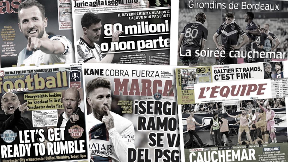 Le Bayern Munich veut vendre Mané, Sané et Gnabry, la presse française sous le choc après les incidents en Ligue 2