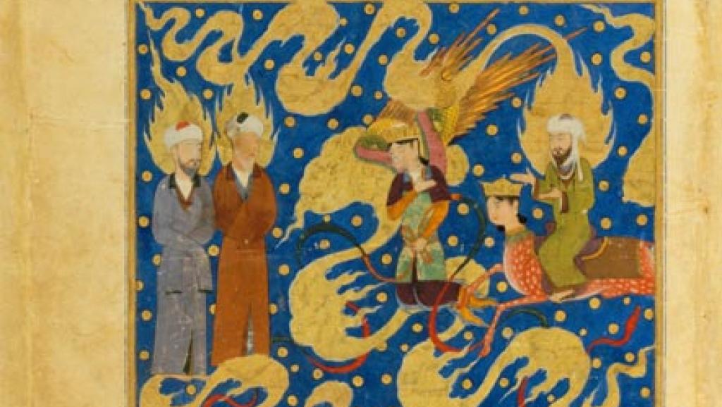 Mahomet, David et Salomon dans une représentation du «Livre de l'ascension du Prophète» de 1436. BNF/ Wikimedia Public Domain