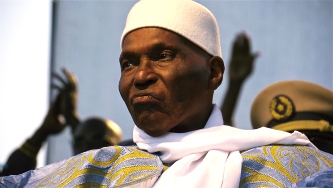 Me Abdoulaye Wade à Dakar, ce lundi 
