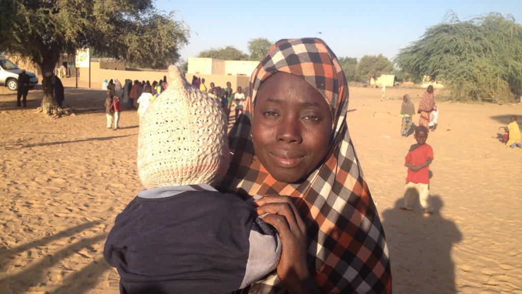 Rukaya a été capturée avec ses deux enfants, dont un nourrisson de neuf mois. RFI/ Nicolas Champeaux