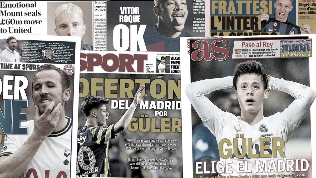 Le Real Madrid surprend le Barça et l’Espagne sur un gros dossier mercato, le Bayern toujours confiant pour Harry Kane