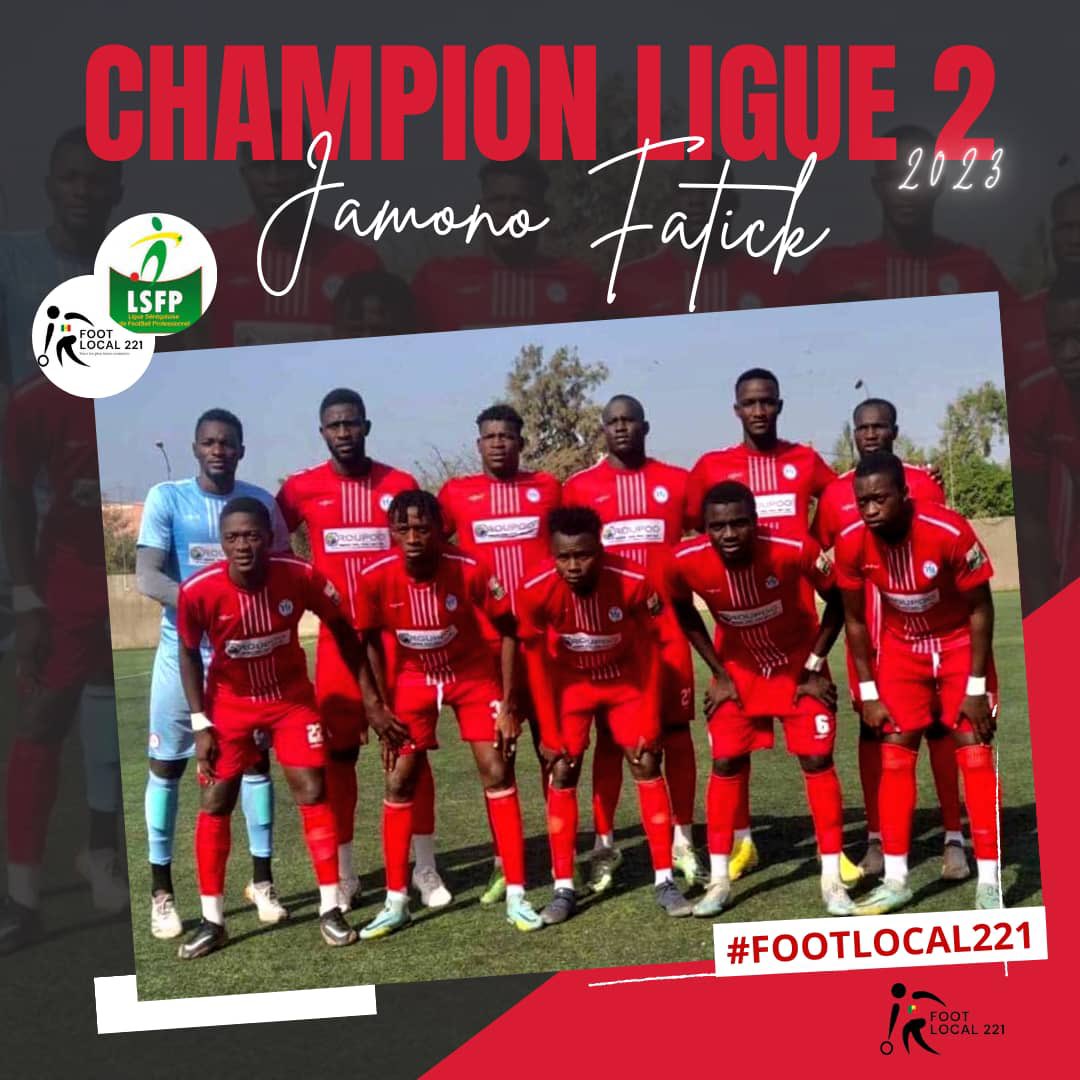 Jamono de Fatick accède en Ligue 1 pour la première fois de son histoire