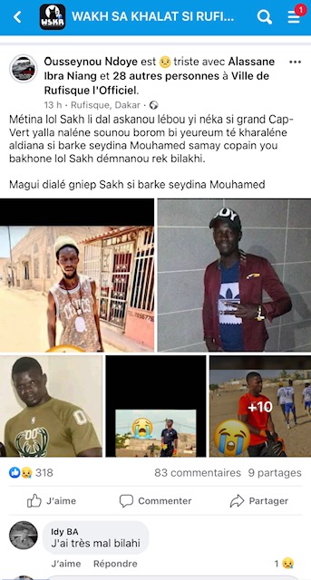 Chavirement d'une pirogue de migrants au Maroc : 8 jeunes de Rufisque parmi les victimes