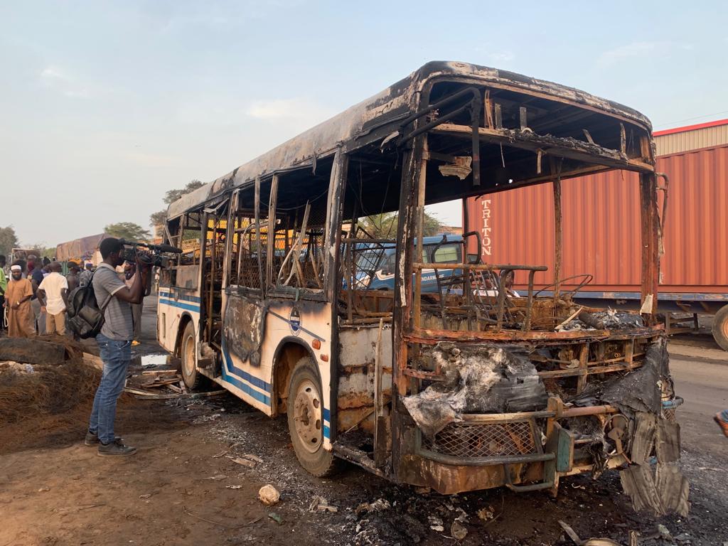 Attaque au cocktail molotov sur un bus AFTU: c'est une moto qui serait à l'origine (Responsable)