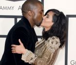 Grammy Awards : Kim Kardashian et Kanye West amoureux hot, avant la frayeur
