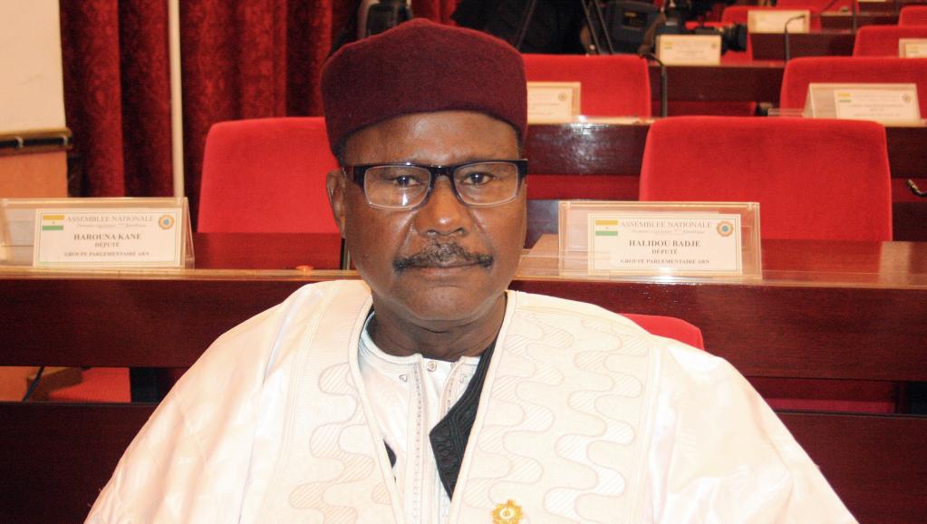Le président de l'Assemblée nationale du Niger Amadou Salifou, au Parlement, le 24 novembre 2014.