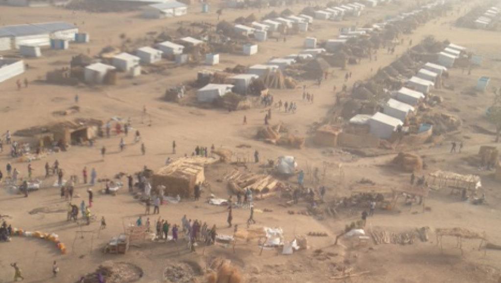 Vue du camp de réfugiés de Miwanao, au nord du Cameroun. RFI/OR