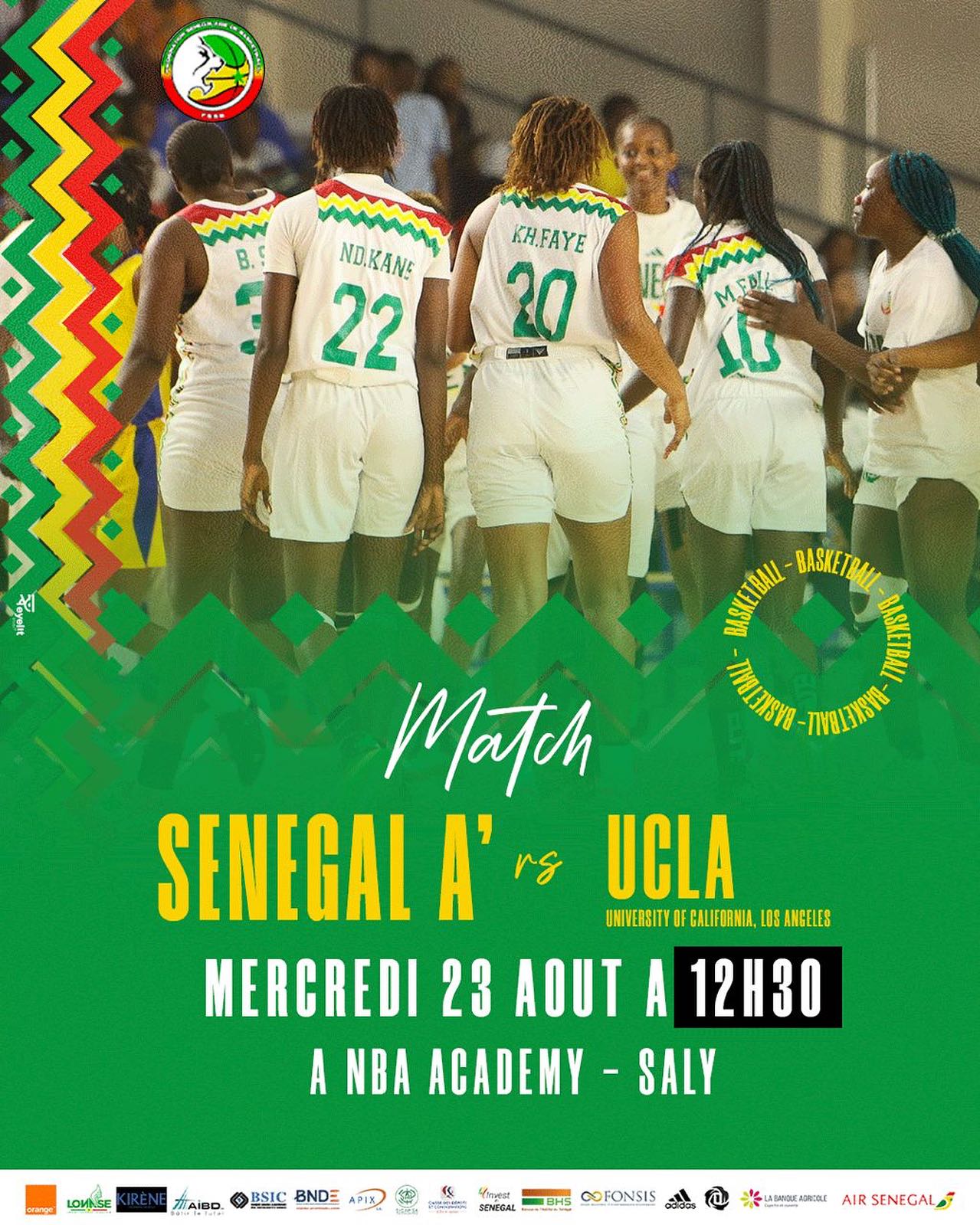 Basket – Amical : les « Lionnes » U25 à l’assaut des universitaires de Californie