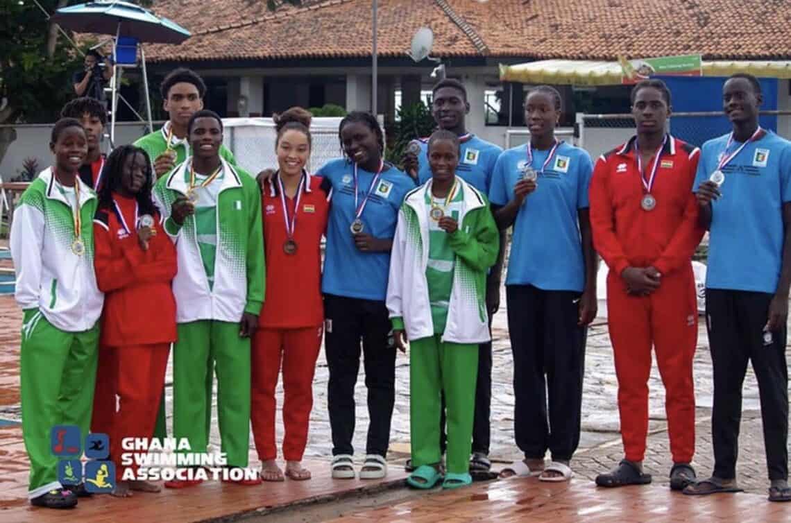 Natation – Championnats d’Afrique Zone 2 Juniors : le Sénégal  remporte 33 médailles et termine à la 4e place 
