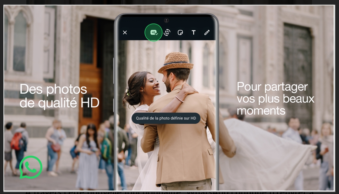 WhatsApp se dote d’une fonctionnalité permettant d’échanger des photos en HD