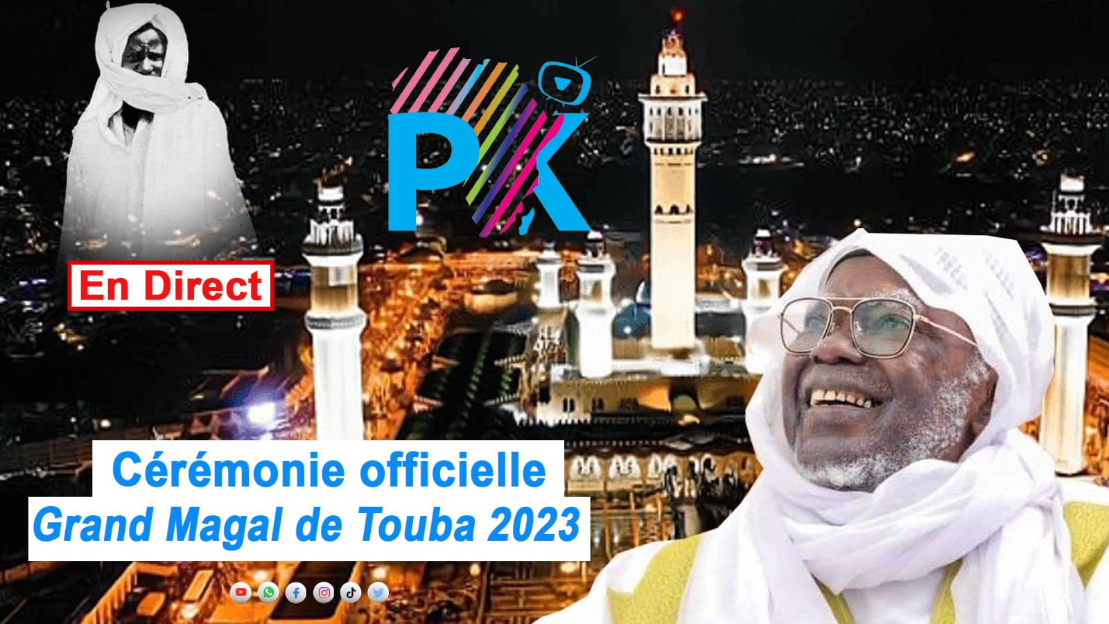 Suivez en direct la cérémonie officielle de la 129e édition du grand Magal de Touba